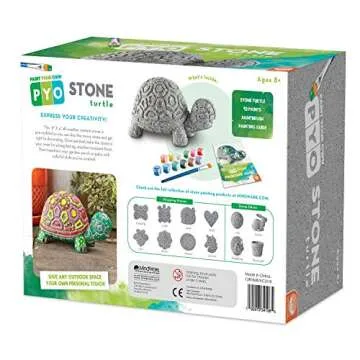 MindWare DIY Paint Your Own Stone Decor Craft Kit