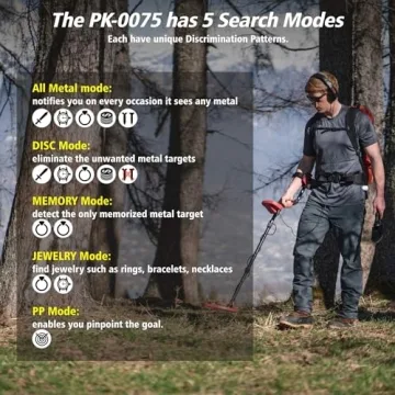 PANCKY Metal Detectors Waterproof for All Ages and Skills