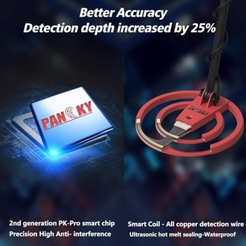 PANCKY Metal Detectors Waterproof for All Ages and Skills