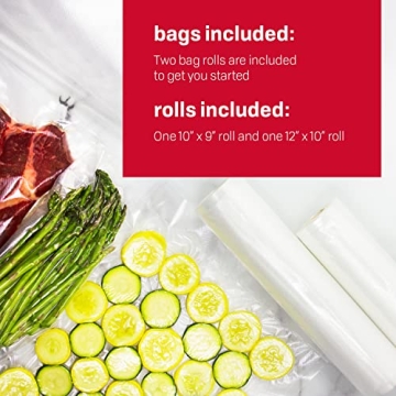 Nesco Deluxe Food Vacuum Sealer 130 Watts with Kit Bags