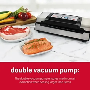 Nesco Deluxe Food Vacuum Sealer 130 Watts with Kit Bags