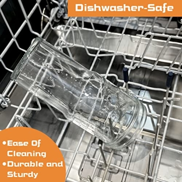 Stylish ANOTION Glass Cups Set with Lids and Straws