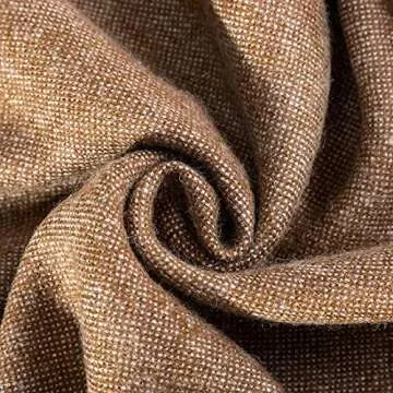 Spencer & Whitney Brown Wool Throw Blanket, Cozy & Stylish