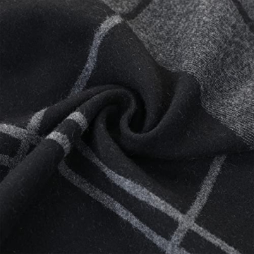 Men's Cashmere Plaid Soft Scarf - Winter Fashion
