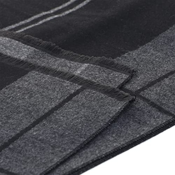Men's Cashmere Plaid Soft Scarf - Winter Fashion