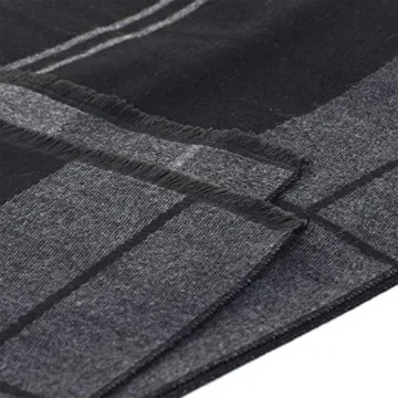 Men's Cashmere Plaid Soft Scarf - Winter Fashion