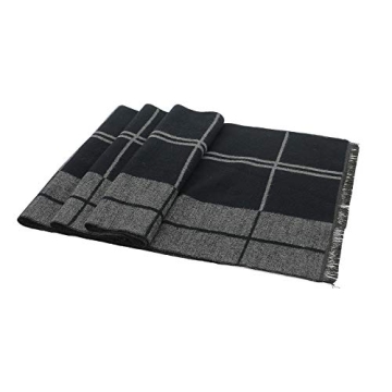 Men's Cashmere Plaid Soft Scarf - Winter Fashion