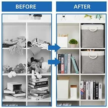 Temary Baskets 2 Pack Decorative Organizing Storage