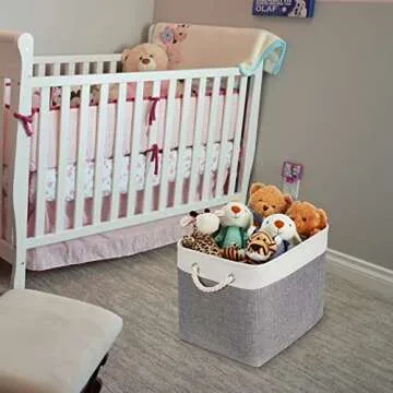 Temary Baskets 2 Pack Decorative Organizing Storage