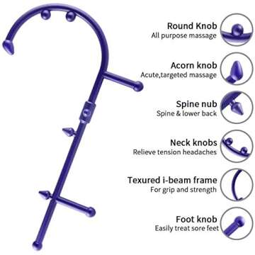 Portable Back and Neck Massager for Pain Relief