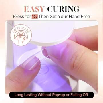 Strong Adhesive UNA GELLA Nail Glue for Professional Results