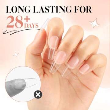 Strong Adhesive UNA GELLA Nail Glue for Professional Results