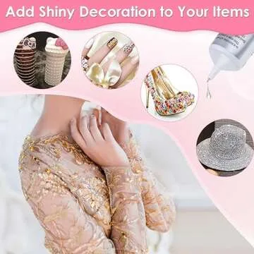 B-7000 Jewelry Glue Clear - 4 PCS 25ML Precision Adhesive