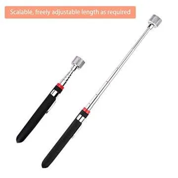 Magnetic Pick Up Tool 4 Pack, Telescopic Magnet Stick (1.5LB 3LB 10LB 15LB) Birthday for Men, Dad, Husband, Christmas for Men Him Stocking Stuffers, Boyfriend Husband Dad Present