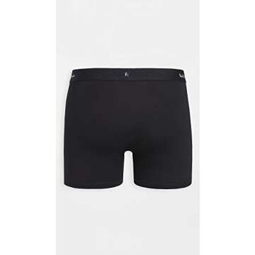 Paul Smith mens Ps Paul Smith Men Trunk Lng 3 Pk Underwear, Black, Medium US