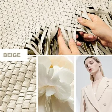 Stylish KALIDI Woven Tote Bag for Women - Large Capacity