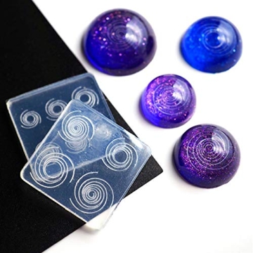 DOYOLLA Galaxy Silicone Resin Molds Set of 12 for DIY