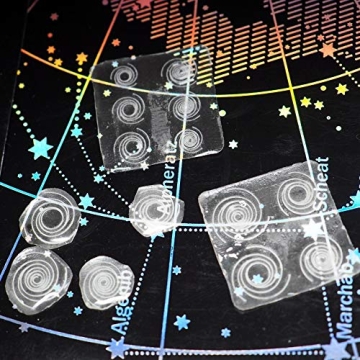 DOYOLLA Galaxy Silicone Resin Molds Set of 12 for DIY