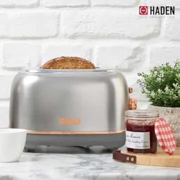 Haden Heritage 2 Slice Toaster with Adjustable Browning Control