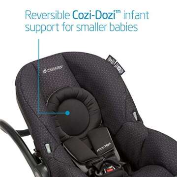 Maxi-Cosi Mico Max 30 Infant Car Seat Black Crystal