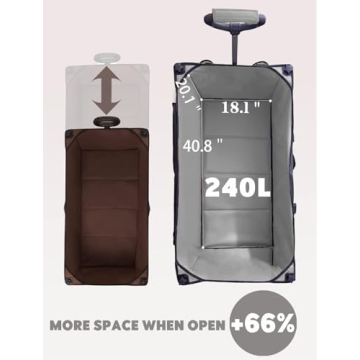 ERYAHRT Heavy Duty Foldable Wagon, 480Lbs Capacity