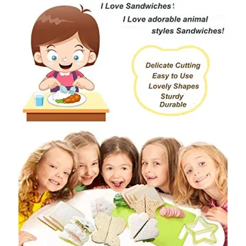 Fun Sandwich Cutters Set for Creative Kids' Lunches