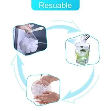 Reusable Ice Cubes - 60 Pcs for Non-Diluted Drinks