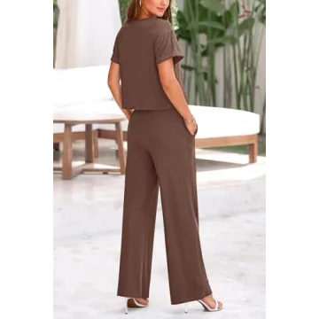 PRETTYGARDEN Women's Stylish Summer 2 Piece Knit Set