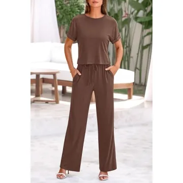 PRETTYGARDEN Women's Stylish Summer 2 Piece Knit Set