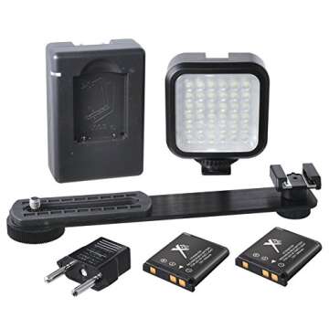 Zoom Q8 Handy Video Recorder, 3M HD Video, Stereo Microphones 4-Track Audio Recording, for Music, Video, YouTube, Livestreaming, Deluxe Kit- LED Set, Case, 64GB, Cables, Xpix Accessories & More