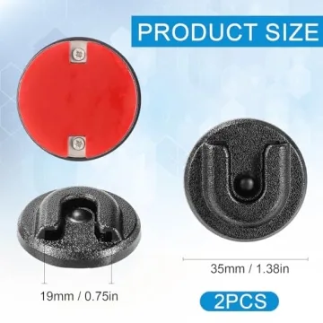 2pcs CB Radio Mic Holder with Adhesive Back