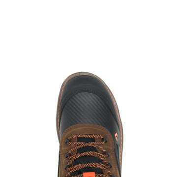 Wolverine Men'sOverpass 6" Mid Composite Toe Waterproof Work Boot, Summer Brown, 9.5 Medium