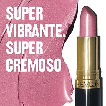 Revlon Super Lustrous Lipstick, Creamy Formula For Soft, Fuller-Looking Lips, Moisturized Feel, 450 Gentlemen Prefer Pink, 0.15 oz