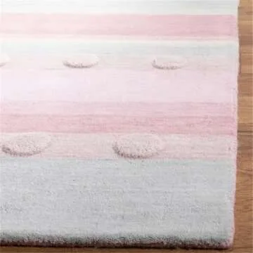 SAFAVIEH Kids Collection Rug, 8x10 Light Blue & Pink