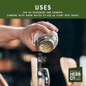 Monterey Bay Herb Co. Black Peppercorn (16 Mesh) - Premium Ground Pepper Essential Spice for Seasoning & Cooking (1lb Bag)