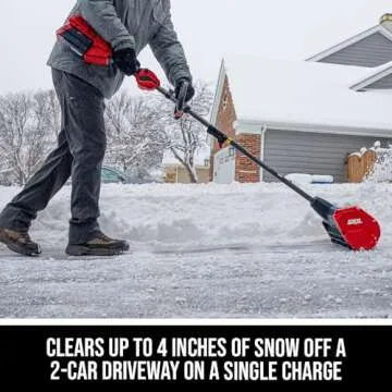 SKIL PWR CORE 40 Brushless Snow Shovel - 20 Feet Throwing Distance