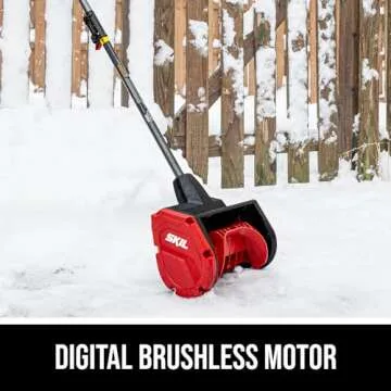 SKIL PWR CORE 40 Brushless Snow Shovel - 20 Feet Throwing Distance