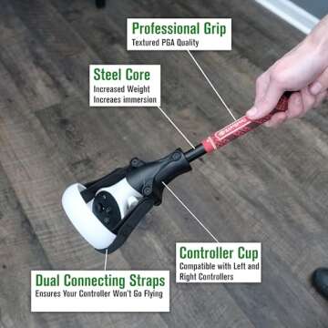 DeadEyeVR Golf Club Handle for Meta Quest Experience