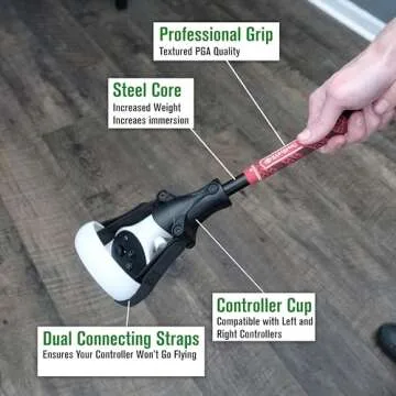 DeadEyeVR Golf Club Handle for Meta Quest Experience