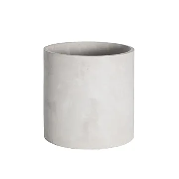 Pageqiu Plant Pots - Modern Gray Cement Planters for Indoor Use - 8.6 Inch