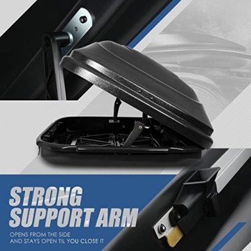 Heavy Duty Rooftop Cargo Carrier with Security Lock 53 x 34 x 15