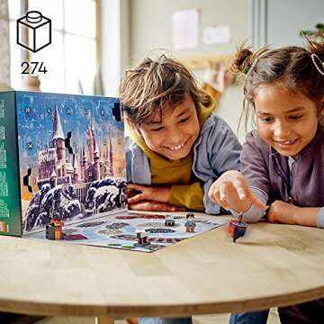 LEGO Harry Potter Advent Calendar 76390 for Kids; 24 Cool Harry Potter Toys Including 6 Minifigures;...