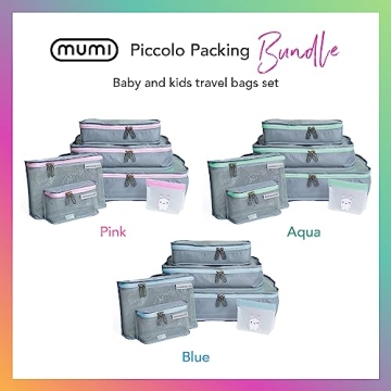 MUMI Piccolo Packing Bundle - 6 Stylish Organizer Bags
