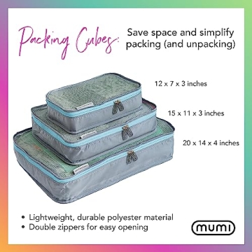MUMI Piccolo Packing Bundle - 6 Stylish Organizer Bags
