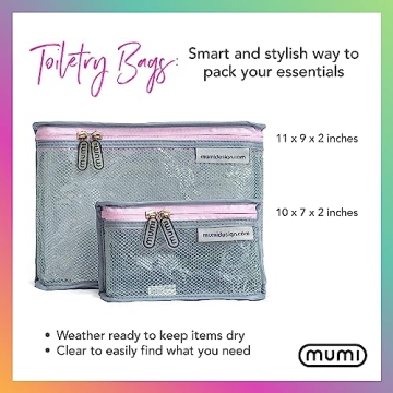 MUMI Piccolo Packing Bundle - 6 Stylish Organizer Bags