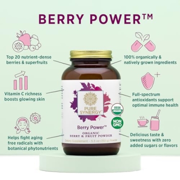 PURE SYNERGY Berry Power Organic Berry and Fruit Powder
