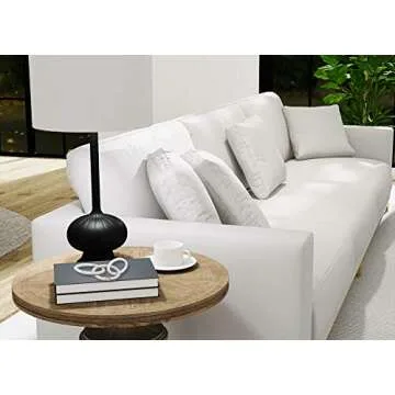 White Marble Links Decor for Home Room and Office Use, 10'' Wide x 4 " Deep x 4 " High