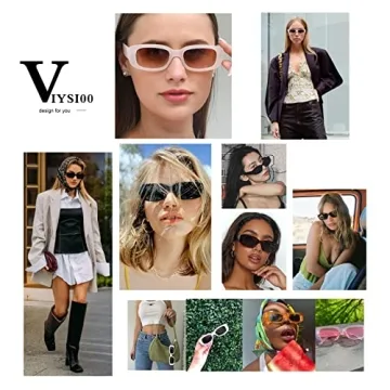 GEELUN Retro Womens Sunglasses UV400 Protection