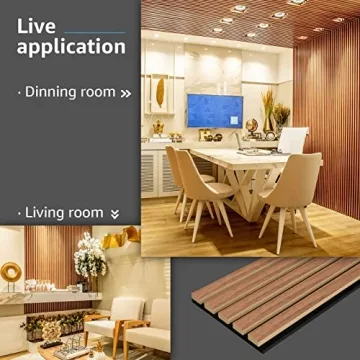 Art3d Wood Slat Acoustic Panels Noise Reduction Decor