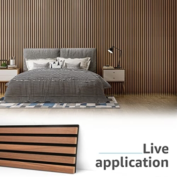 Art3d Wood Slat Acoustic Panels Noise Reduction Decor
